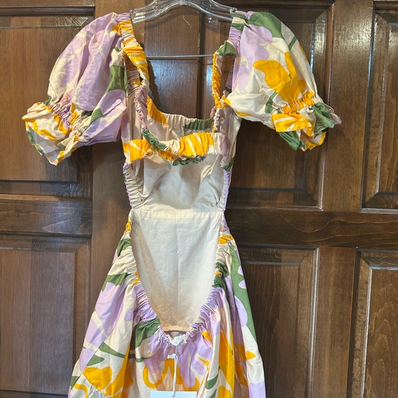 NWT Sabo Skirt Poppi Maxi Cutout Dress Size 6 Medium Floral Boho - Picture 7 of 9